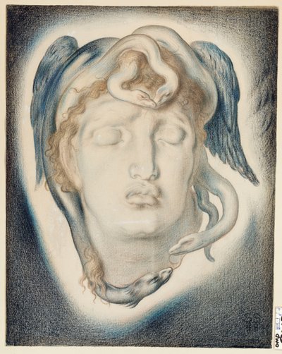 Głowa Meduzy, 1884 autorstwa Simeon Solomon