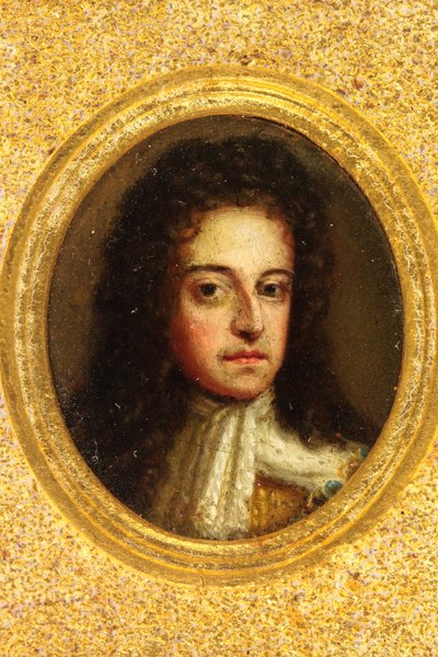 Król Wilhelm III (akwarela na welinie) (patrz także 3076024) autorstwa Simon (attr.to) Du Bois