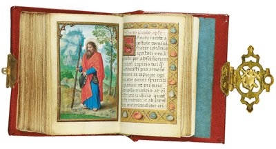 Folio z miniaturowej Księgi Godzin, korzystanie z Rzymu, Brugia, 1530-35 autorstwa Simon Bening