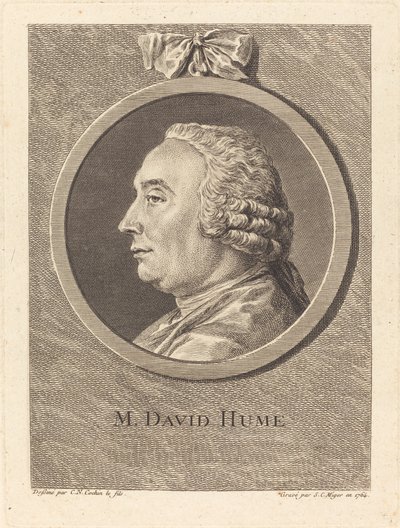 M. David Hume autorstwa Simon Charles Miger after Charles Nicolas Cochin II