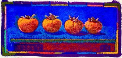 Persymony, 2015 (pastel na papierze) autorstwa Simon Fletcher