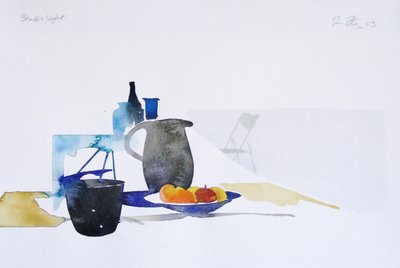 Światło studia, 2003 (akwarela) autorstwa Simon Fletcher