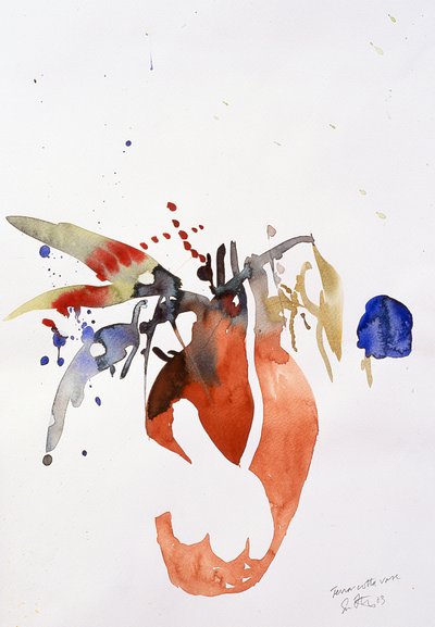 Wazon z terakoty, 2003 (akwarela) autorstwa Simon Fletcher