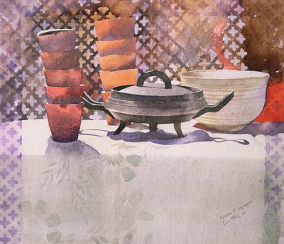 Xema Espagne, 2000 (akwarela) autorstwa Simon Fletcher