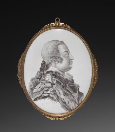 Owalna tablica, książę Cumberland, c. 1755. autorstwa Simon Francois Ravenet