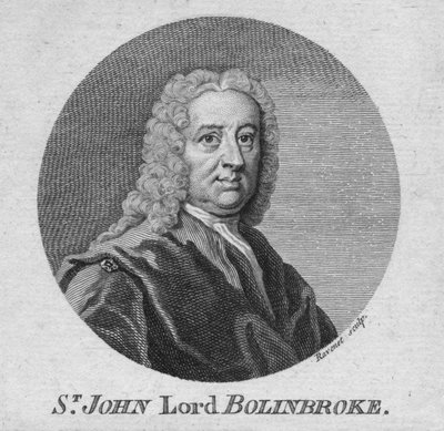 Św. Jan Lord Bolinbroke, ok. 1750 r. autorstwa Simon Francois Ravenet