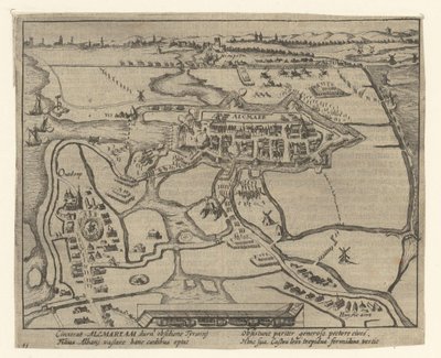 Oblężenie Alkmaaru, 1573 r. autorstwa Simon Frisius