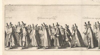 Kondukt pogrzebowy (ilustracja 3), 1615 autorstwa Simon Frisius