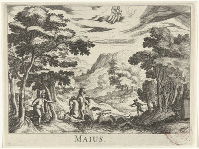Może Maius (tytuł na obiekcie) Dwanaście miesięcy (tytuł serii) autorstwa Simon Frisius
