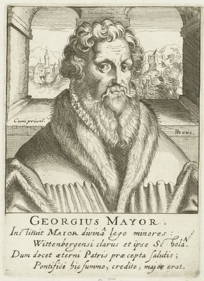 Portret Georgiusa Mayra autorstwa Simon Frisius