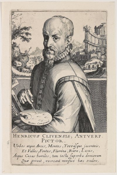 Portret Hendrika van Cleefa autorstwa Simon Frisius