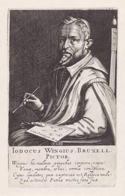 Portret Joosa Winghego autorstwa Simon Frisius