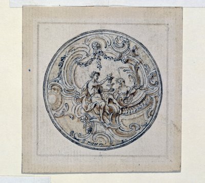 Projekt zegarka, Simon Gribelin (1661-1833) autorstwa Simon II Gribelin