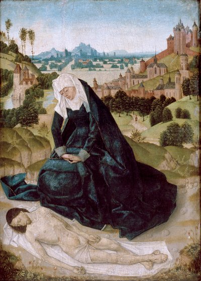 Pieta, XV w. autorstwa Simon Marmion
