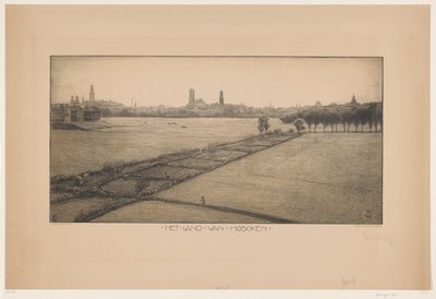 Kraina Hoboken (oryginalny tytuł na obiekcie) autorstwa Simon Moulijn (signed by artist)
