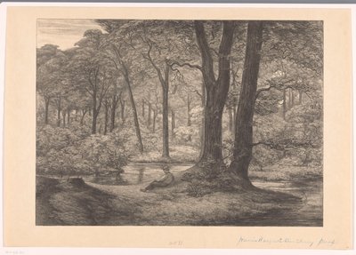 Widok Hunnenschans na Veluwe Hunnenschang (tytuł oryginalny) autorstwa Simon Moulijn