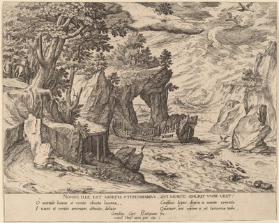 Po wraku statku autorstwa Simon Novellanus after Cornelis Cort