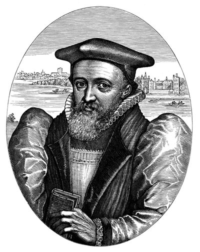 George Abbott 1562-1633, angielski duchowny i arcybiskup Canterbury, XVII wiek autorstwa Simon Pass