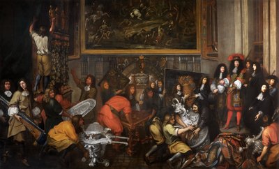 Ludwik XIV odwiedza Manufacture des Gobelins 15 października 1667 autorstwa Simon Renard de Saint Andre