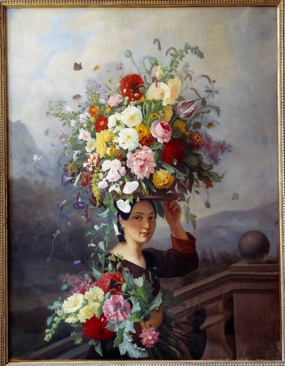 ogrodnik Obraz Simon Saint-Jean (1808-1860) 1837 Nd. 1,29x1,65 m Lyon, Muzeum Sztuk Pięknych autorstwa Simon Saint Jean