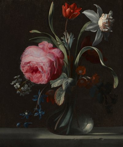 Kwiaty w wazonie, ok. 1669. autorstwa Simon Verelst