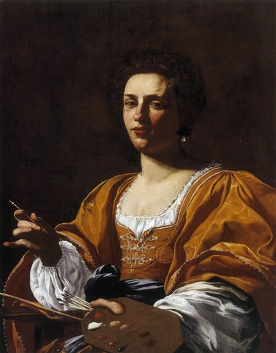 Portret Artemizji Gentileschi, 1623-1626. autorstwa Simon Vouet