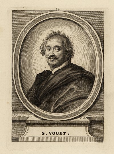 Portret Simona Voueta autorstwa Simon Vouet