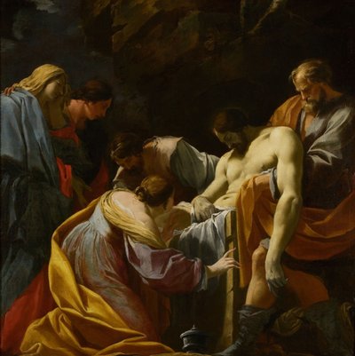 Złożenie do grobu autorstwa Simon Vouet