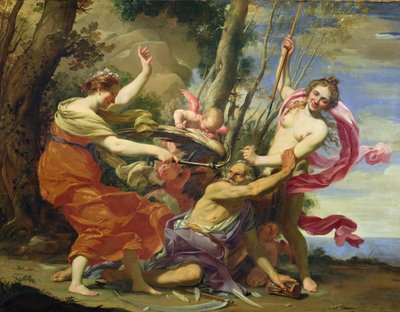 Czas pokonany przez młodość i piękno autorstwa Simon Vouet