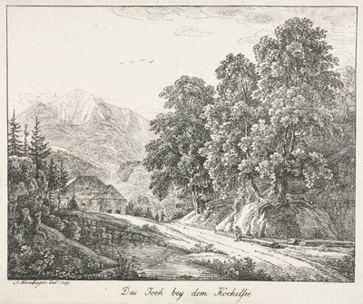 Ścieżka nad Kochelsee, 1809. autorstwa Simon Warnberger