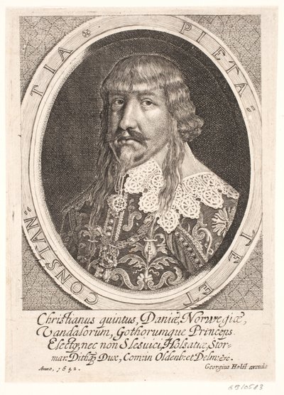 Wybrany Książę Christian autorstwa Simon de Pas