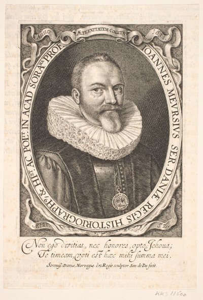 Johannes Meursius, congelig histograf autorstwa Simon de Pas