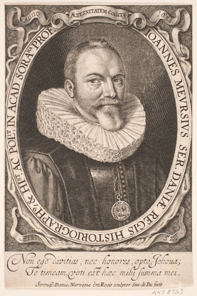 Johannes Meursius, congelig histograf autorstwa Simon de Pas