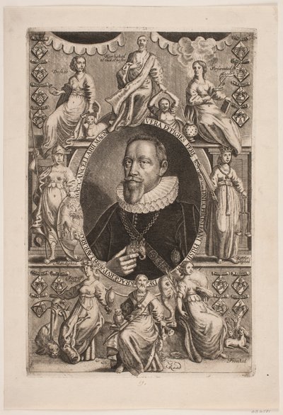 Kanclerz Christian Friis autorstwa Simon de Pas