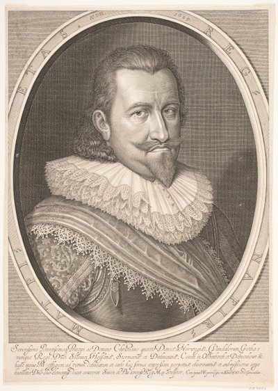 Portret Chrystiana IV autorstwa Simon de Pas