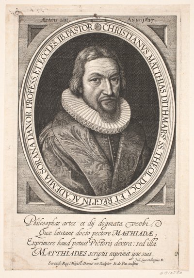 Profesor Christian Madsen autorstwa Simon de Pas