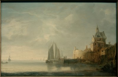 Groothoofdspoort w Dordrecht autorstwa Simon de Vlieger