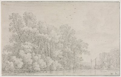 Krajobraz rzeczny, ok. 1650. autorstwa Simon de Vlieger
