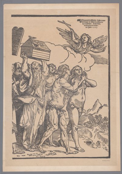 Reprodukcja dziesiątej i ostatniej części serii graficznej De Triomf van Christus wg Joosa Lambrechta autorstwa Simonau and Toovey
