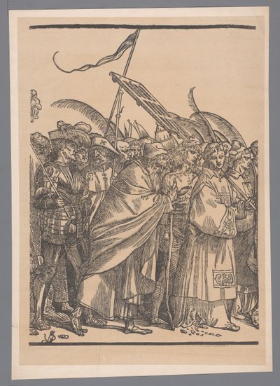Reprodukcja drugiej części serii grafiki De Triomf van Christus wg Joosa Lambrechta autorstwa Simonau and Toovey