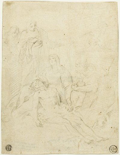 Pieta autorstwa Simone Cantarini