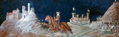 Upamiętnienie ..podczas oblężenia Montemassi..., 1328 autorstwa Simone Martini