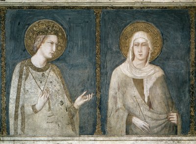 Św Elżbieta Węgierska (lub Turyngii autorstwa Simone Martini