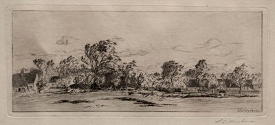 Wietrzny poranek - Schleissheim. autorstwa Sion Longley Wenban