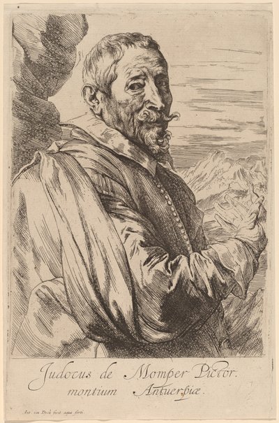 Jodocus de Momper autorstwa Sir Anthony van Dyck