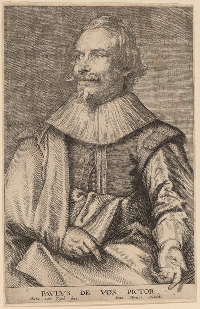 Paul de Vos autorstwa Sir Anthony van Dyck and Joannes Meyssens
