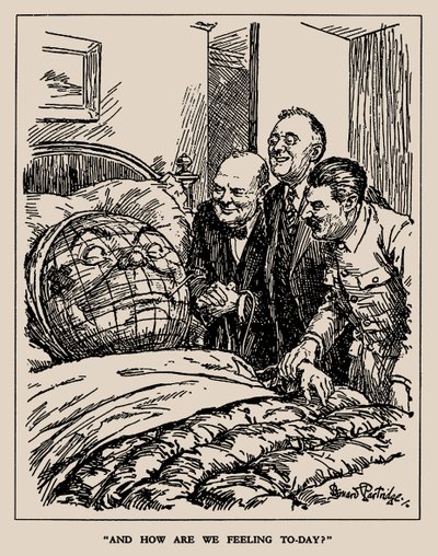 A jak się czujemy dzisiaj, 1945. autorstwa Sir Bernard Partridge