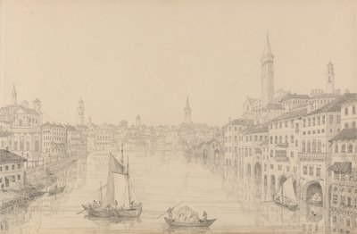 Album 30 widoków w Tyrolu i we Włoszech: Werona z mostu, 1 listopada 1840 r autorstwa Sir Charles D
