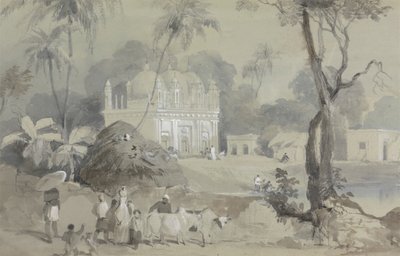 Meczet w Borranypore autorstwa Sir Charles D