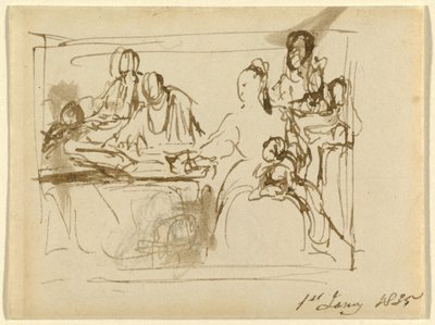 Grupa rodzinna autorstwa Sir David Wilkie